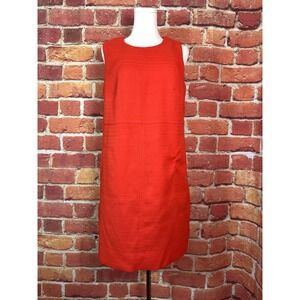 Tommy Hilfiger‎ Women's Size 10 Sheath Dress Orange Knee Length Casual